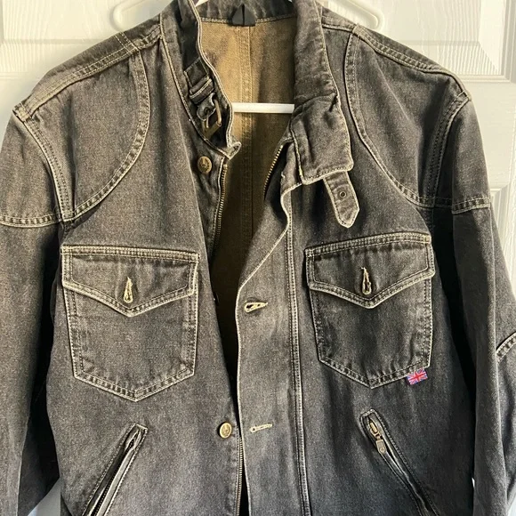 Belstaff | Jackets & Coats | Belataff Uk Denim Jacket Black Prince 